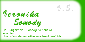 veronika somody business card